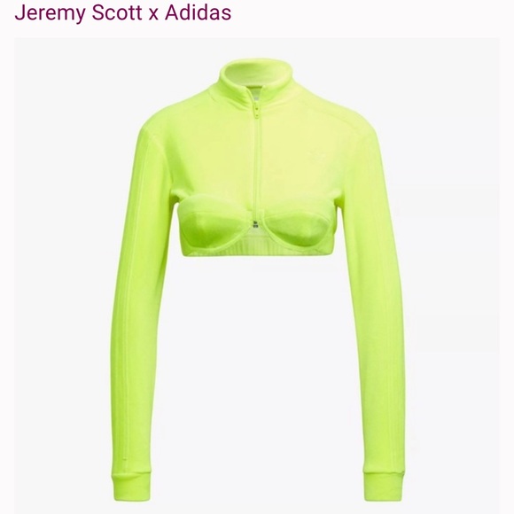 Jeremy Scott x Adidas  cropped track jacket - Picture 6 of 7